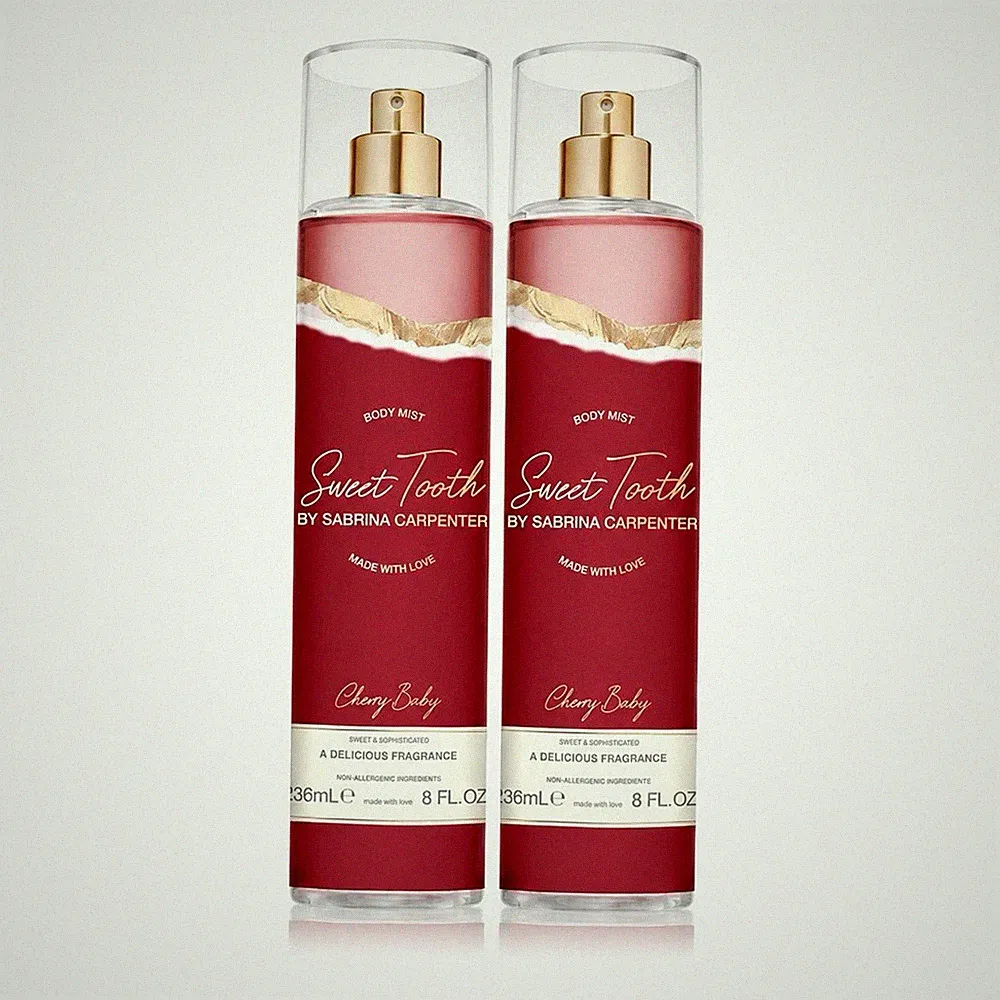 2 PACK Sabrina Carpenter Women’s Perfume Cherry Baby Body Spray for Women 8oz