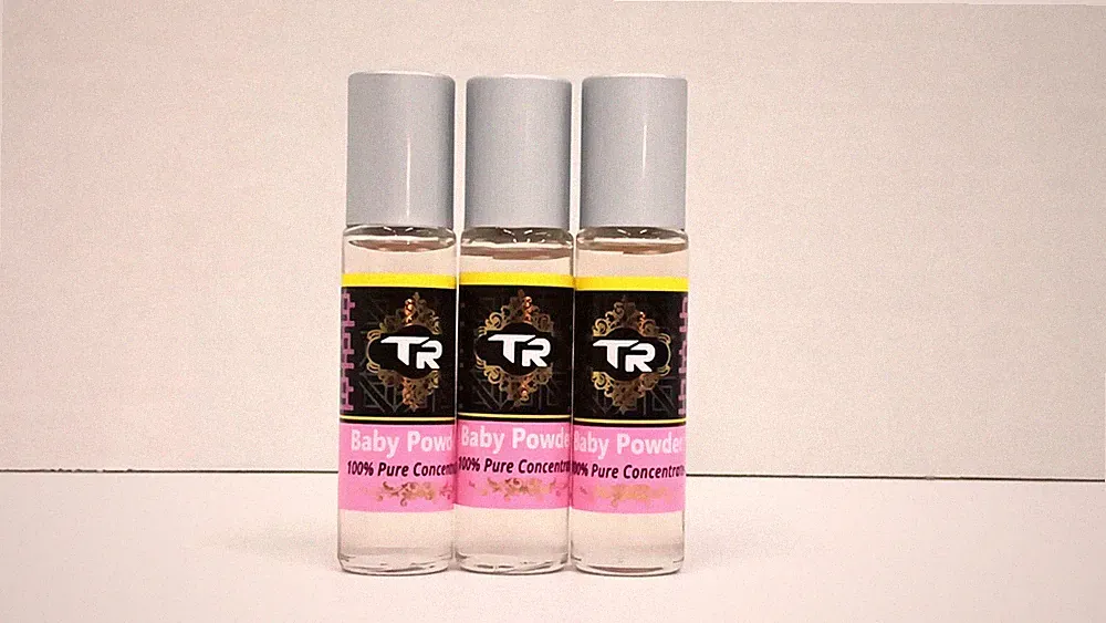 3X BABY POWDER FRAGRANCE PERFUME ROLL ON BODY OIL