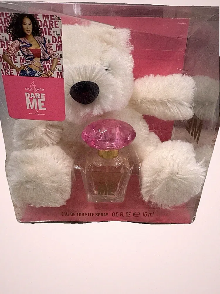 Baby Phat DARE ME Eau de Toilette Spray Gift Set Teddy Bear & 0.5 Perfume