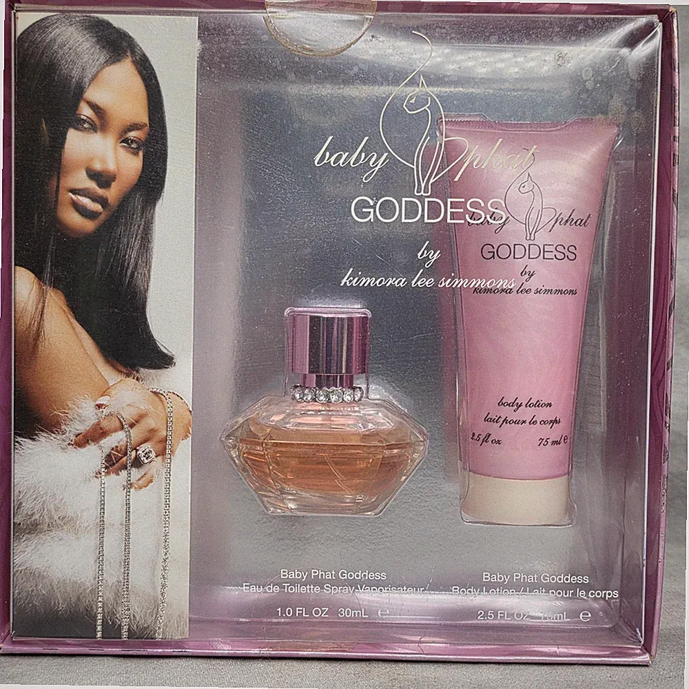 Baby Phat GODDESS Kimora Lee Simmons Gift Set Perfume & Body Lotion Discontinued