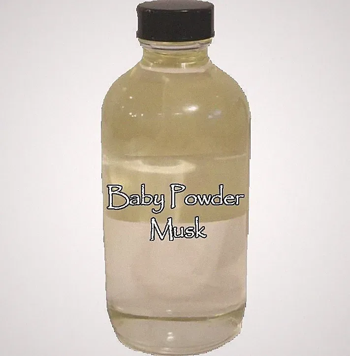 Baby Powder Musk Type Perfume Body Oil – 4 oz Glass Bottle – Unisex Fragrance