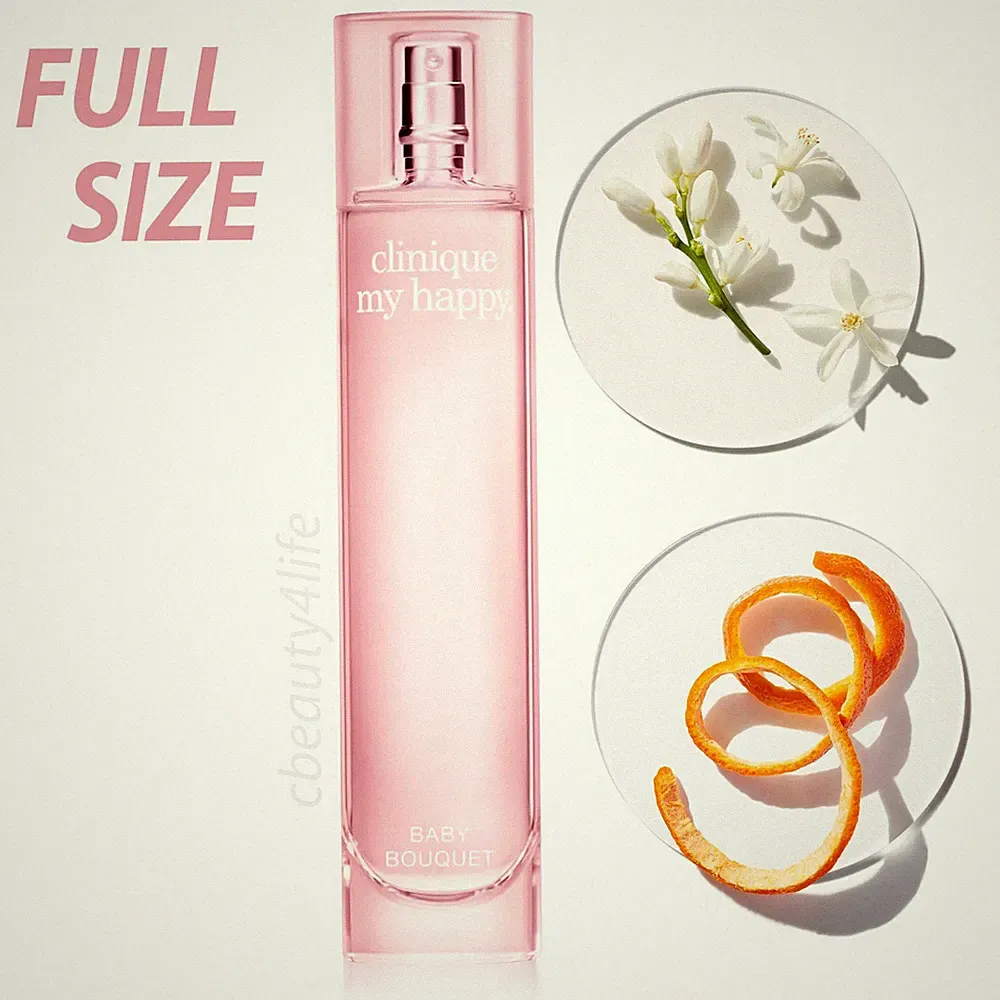 Clinique My Happy Baby Bouquet Perfume 0.5 oz - Full Size - NEW!
