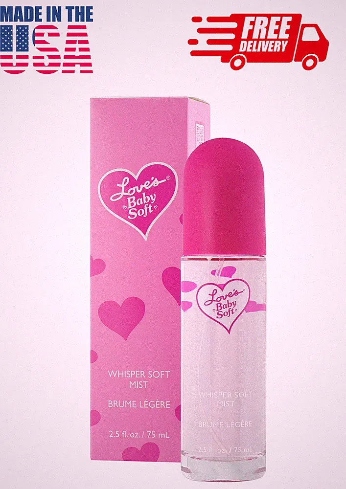 Dana Love’s Baby Soft Whisper Mist 2.5oz Women Perfume Floral Body Spray