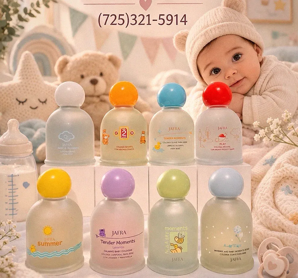 JAFRA Children's Alcohol-Free Cologne Collection Lavender Manzanilla Summer