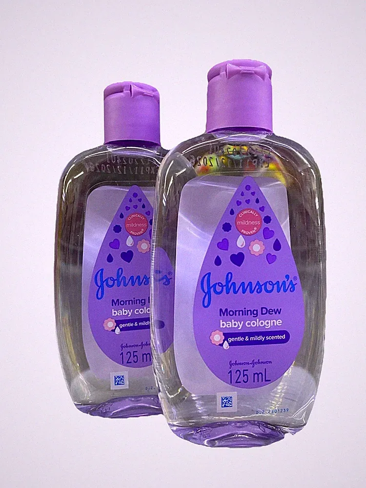 Johnson’s Baby Cologne, Morning Dew (125ml Bottle, Lot of 2) NEW & GENUINE