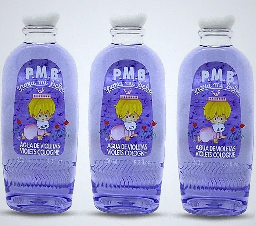 Para Mi Bebe Baby Cologne 8.3 oz, Gentle Violet Scent for Babies (Pack of 3)